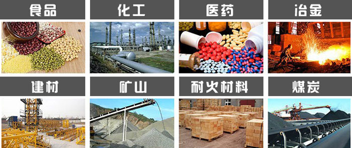 直徑1000型振動篩使用的行業(yè):食品，化工，醫(yī)藥，冶金，建材，礦山，耐火材料，煤炭等行業(yè)。