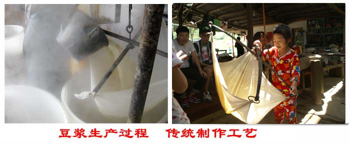 豆?jié){的傳統(tǒng)過(guò)濾篩分方式。