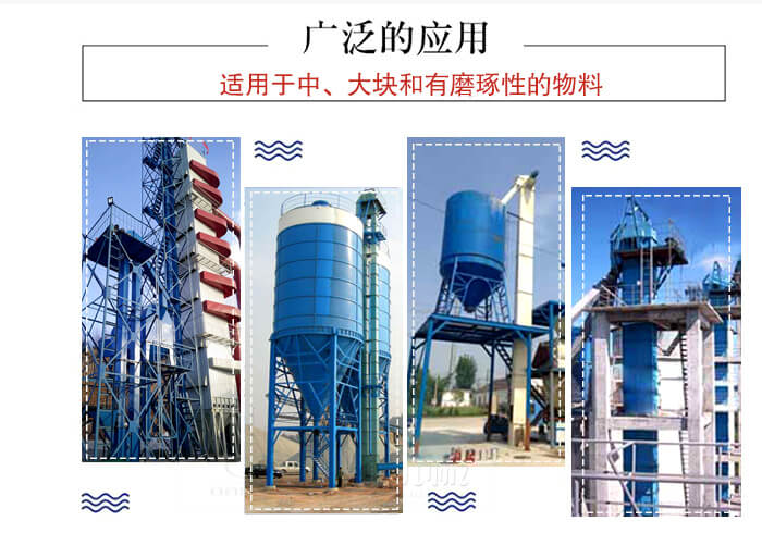 斗式提升機主要適用范圍主要是化工，糧食，建筑材料較多。