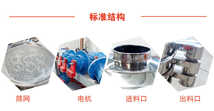 標(biāo)準(zhǔn)篩，篩網(wǎng)，電機(jī)，進(jìn)料口，出料口