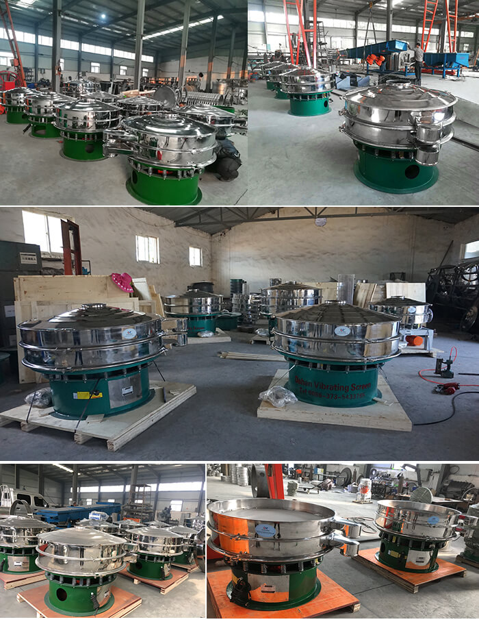 展示廳展示旋振篩，批量展示不銹鋼振動篩，包裝氣體保護(hù)振動篩，批量展示碳鋼旋振篩